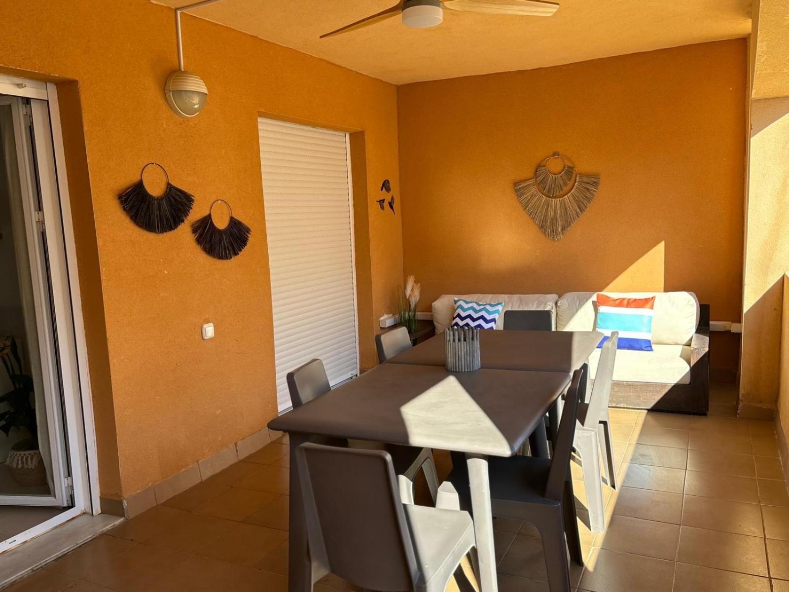 Bajo Con Jardin A Pie De Playa Y Piscina Comunitaria Con Jacuzzi Apartment Playas de Vera Ngoại thất bức ảnh